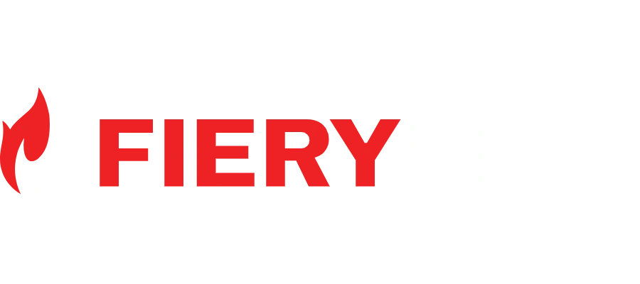 Emblemat Fieryplay w nagłówku strony głównej